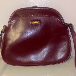 RED LONG STRAP BALLY BAG